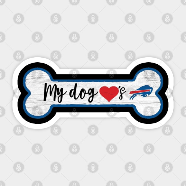 My dogs love bills Sticker by DetikWaktu